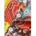 Mens Scarf Print Paisley Spliced Half Collar Short Sleeve Buttons Shirts