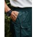 Men Solid Utility Multi Pocket Zip Designed Mid Length Cargo Shorts