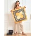 Pure Silk Floral Pattern Square Scarf 68x68cm/26.8 Pure Silk Floral Pattern Square Scarf 68x68cm/26.8