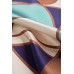 Pure Silk Geometric Pattern Square Scarf - Size 53x53cm Pure Silk Geometric Pattern Square Scarf - Size 53x53cm