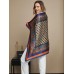 Pure Silk Bohemian Square Scarf / Shawl 86x86cm