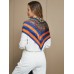 Pure Silk Bohemian Square Scarf / Shawl 86x86cm