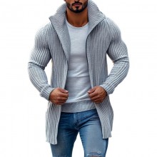 Luca Striped Knit Cardigan