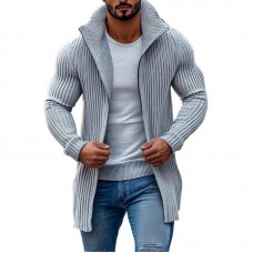 Luca Striped Knit Cardigan
