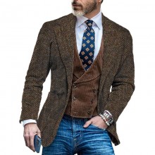 Ethan Herringbone Blazer