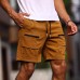 Men's Workwear Loose Solid Color Shorts 74898352X
