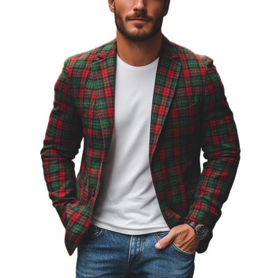 Noel Plaid Blazer