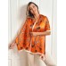 100% Mulberry Silk Printed Rectangular Long Shawl Scarf 170x53cm