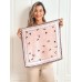 Pure Silk Printed Designer Square Scarf 53x53cm/21 Pure Silk Printed Designer Square Scarf 53x53cm/21
