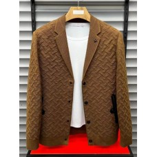 Men's Casual Patterned Sweater Jacket