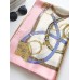 100% Mulberry Silk Printed Square Shawl Scarf 88*88cm