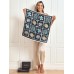 Pure Silk Floral Pattern Square Scarf 68x68cm/26.8 Pure Silk Floral Pattern Square Scarf 68x68cm/26.8