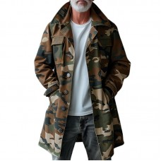 Ronan Camo Trench Coat