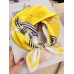 Pure Silk Printed Designer Square Scarf 53x53cm/21 Pure Silk Printed Designer Square Scarf 53x53cm/21